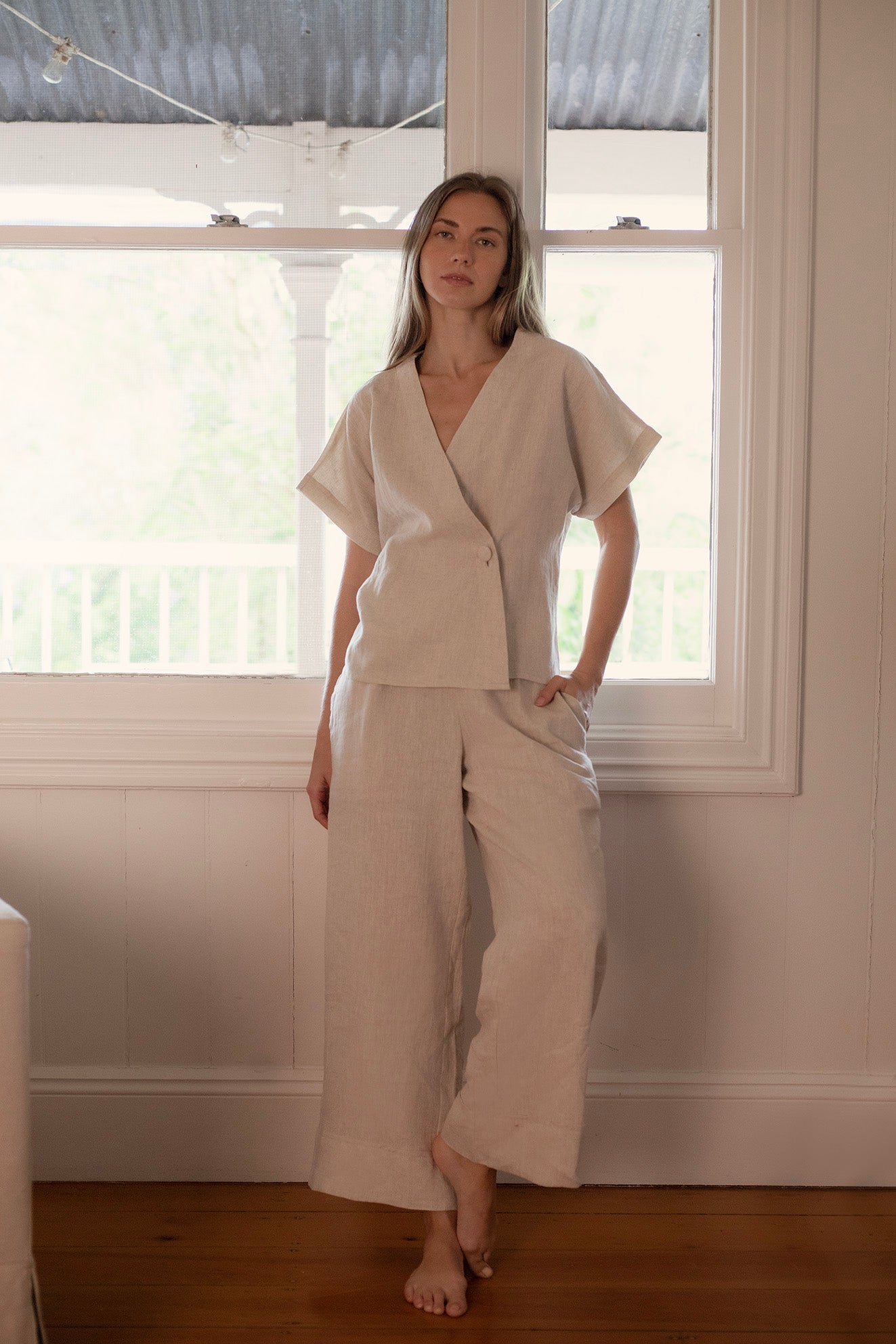 Liv Linen Top Natural