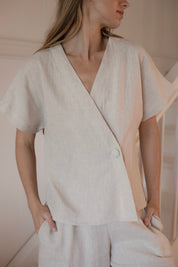 Liv Linen Top Natural