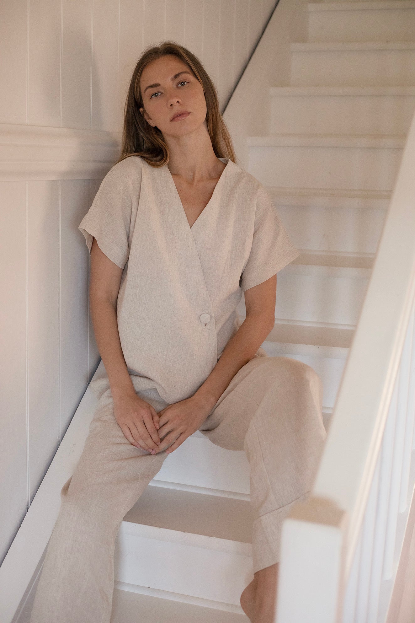 Liv Linen Top Natural