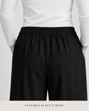 Palermo Linen Pants Black