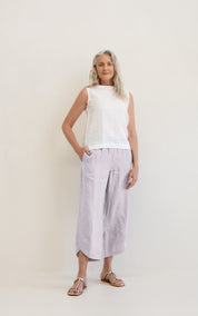 Palermo Linen Pants Silver