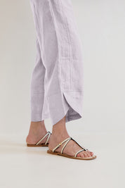 Palermo Linen Pants Silver