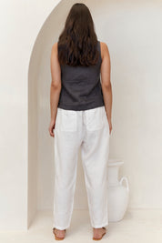 Noosa Linen Pants Warm White