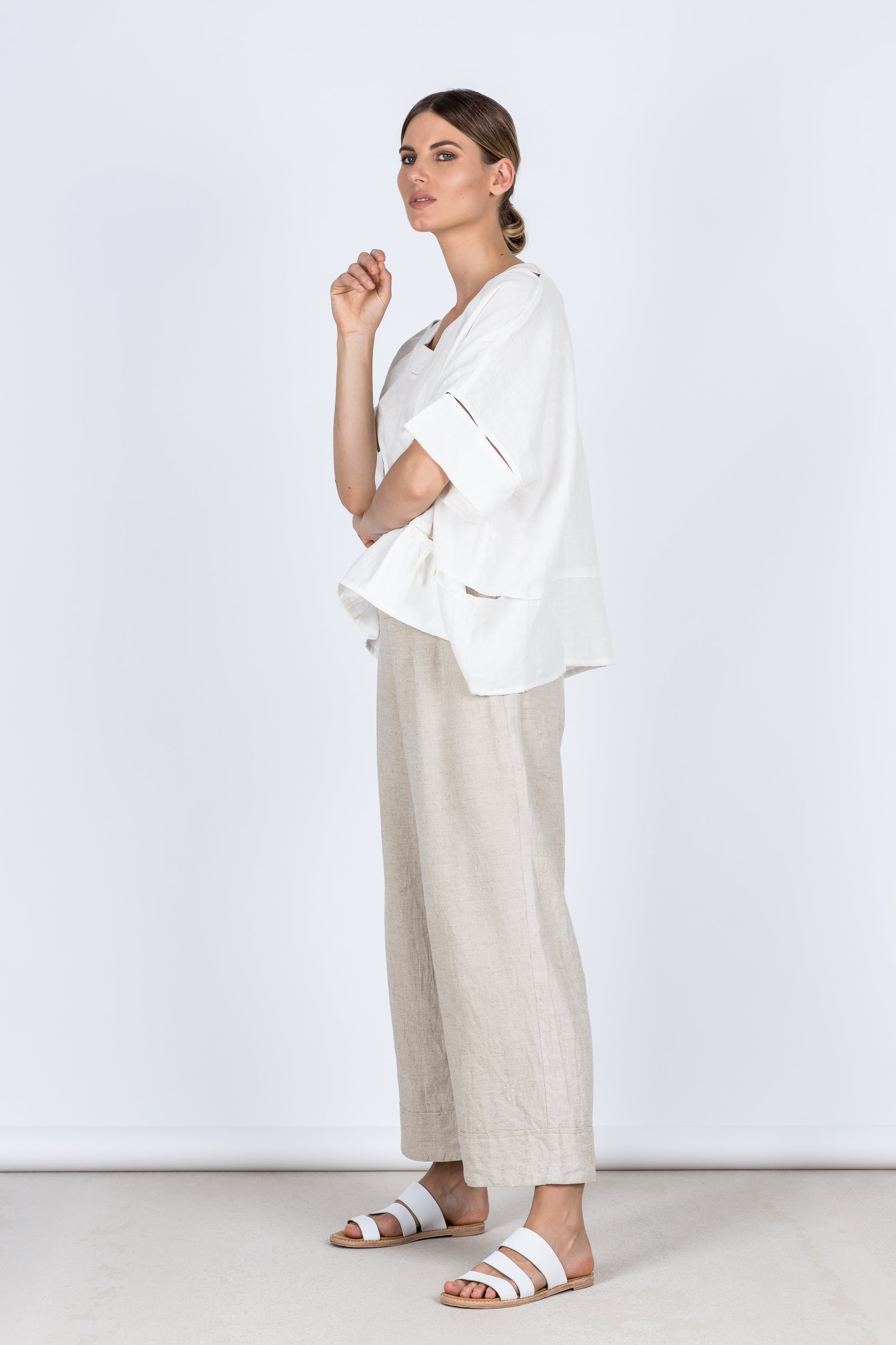 Paris Linen Pants Natural