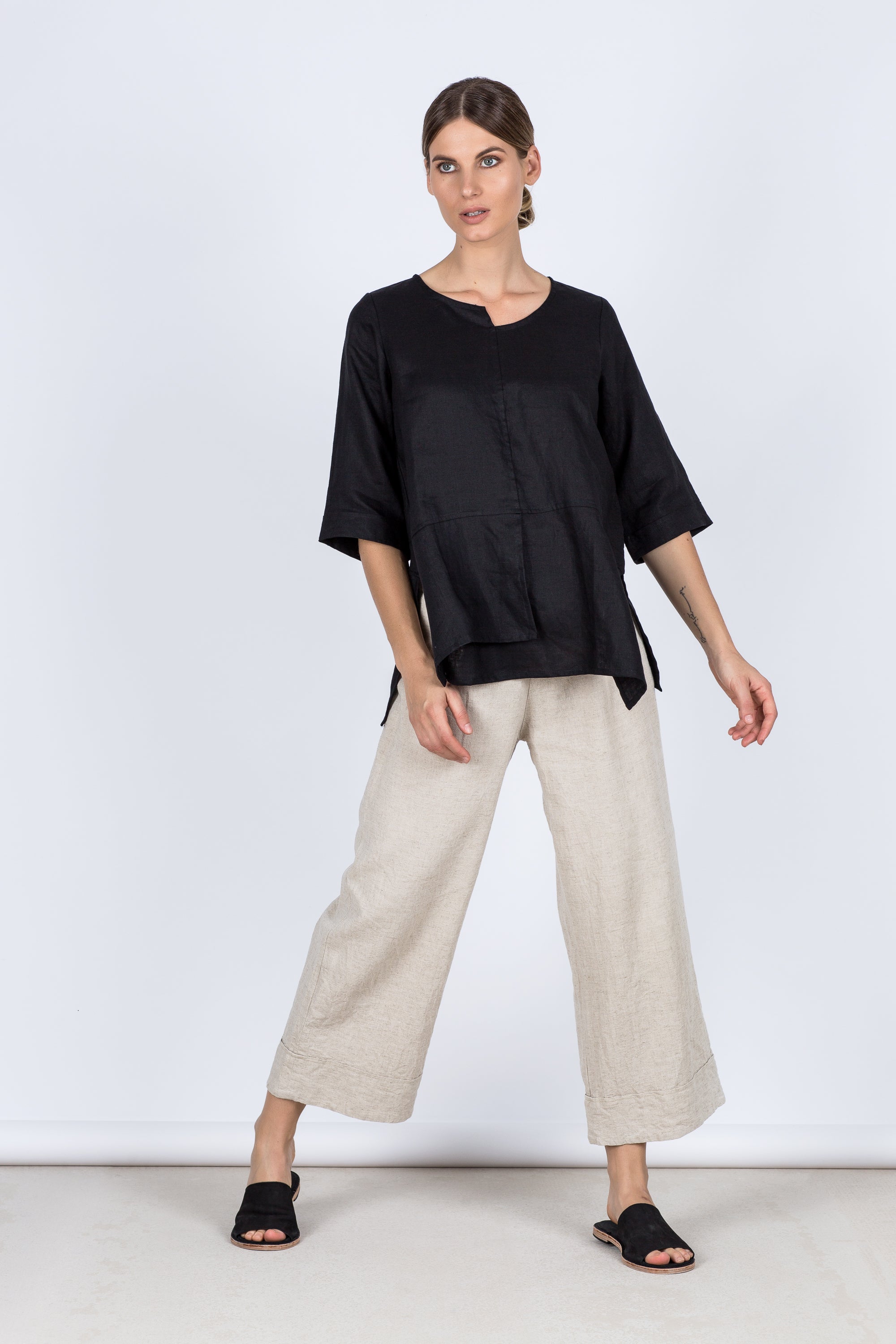 Paris Linen Pants Natural