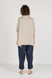 Caro Linen Top Natural