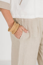 Paris Linen Pants Natural