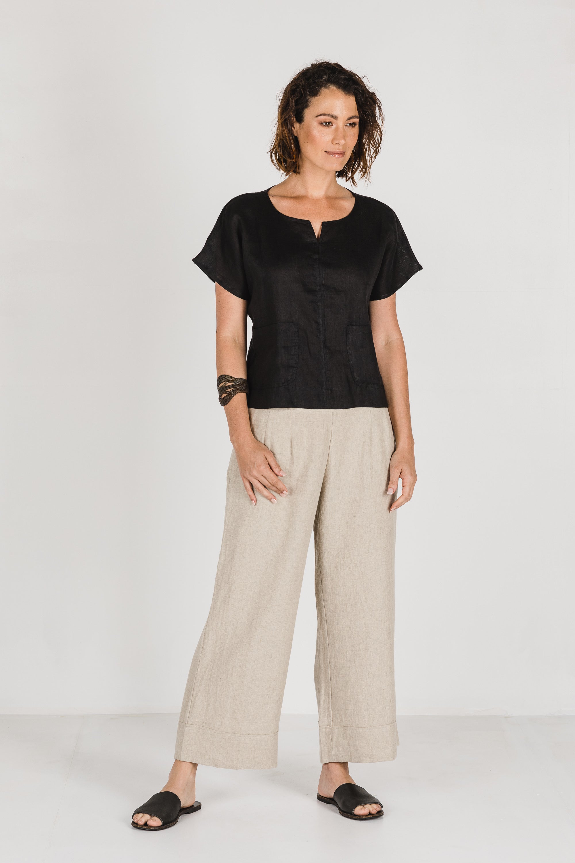 Paris Linen Pants Natural